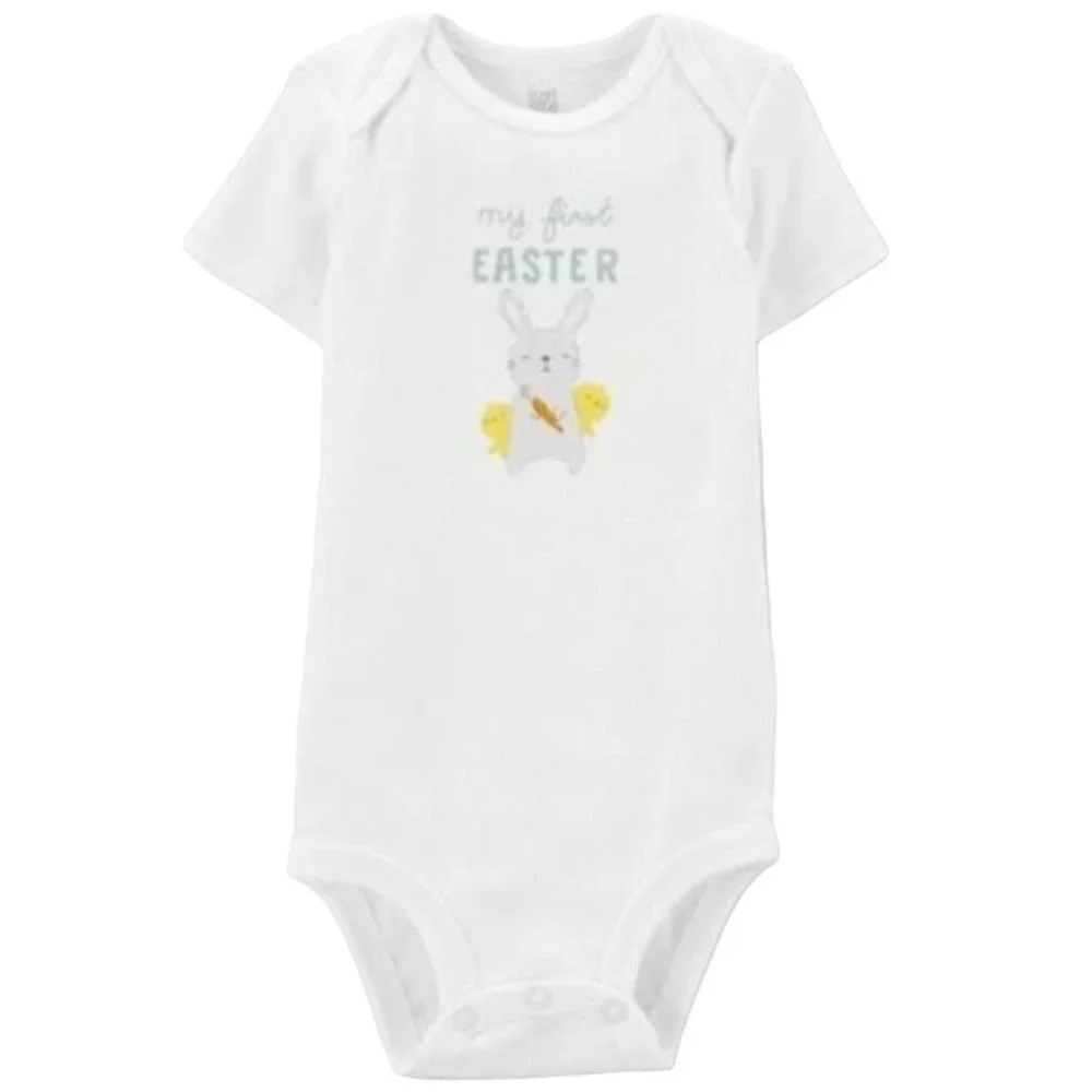 Carter's Just One You® Baby 'My First Easter' Bodysuit - White 12M